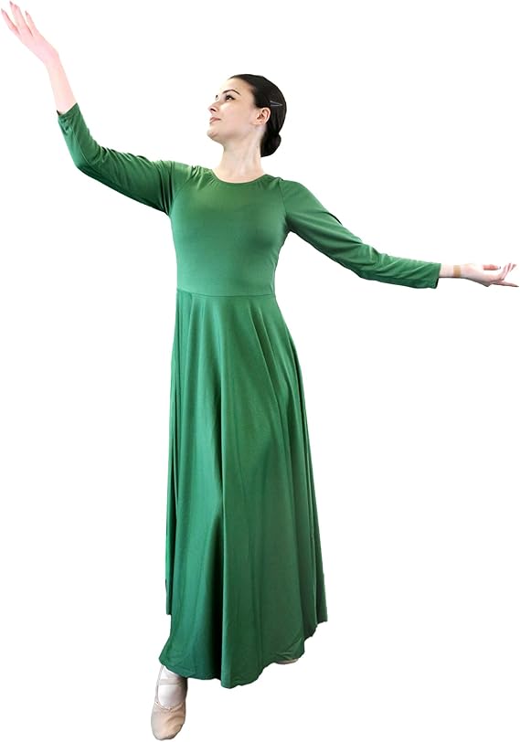 Danzcue Praise Full Length Long Sleeve Dance Dress