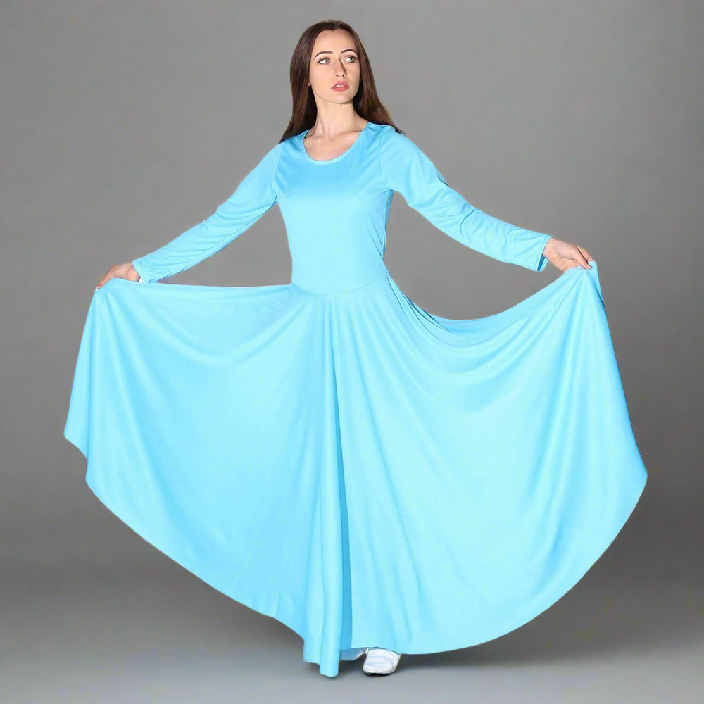 Danzcue Praise Full Length Long Sleeve Dance Dress
