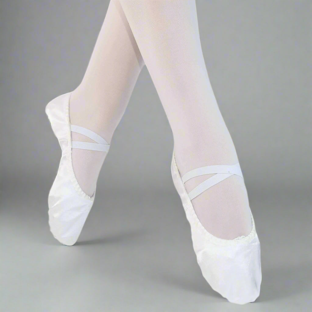 Danzcue Adult Split Sole Satin Ballet Slipper