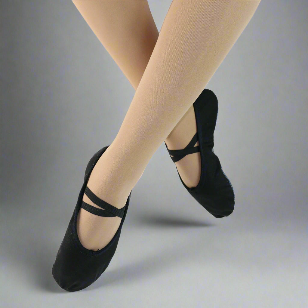Danzcue Ballet Slipper Women's Canvas Split Sole Ballet Shoes