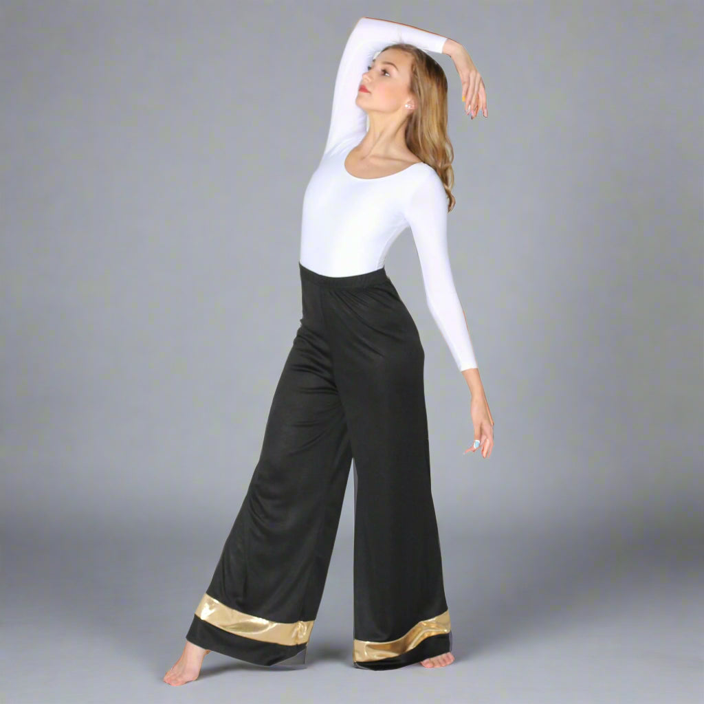 Danzcue Praise Dance Two-Tone Palazzo Pants