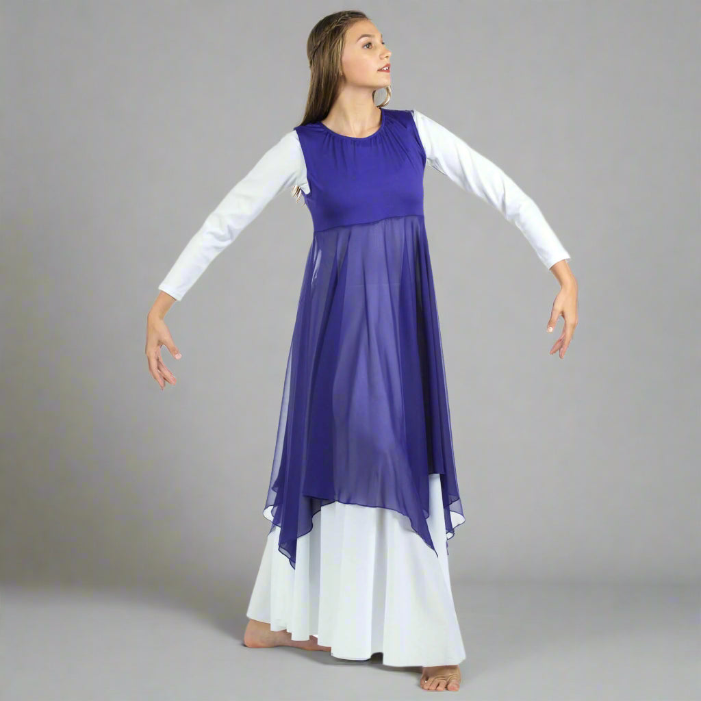 Danzcue Praise Dance Pullover Vest - Deep Purple