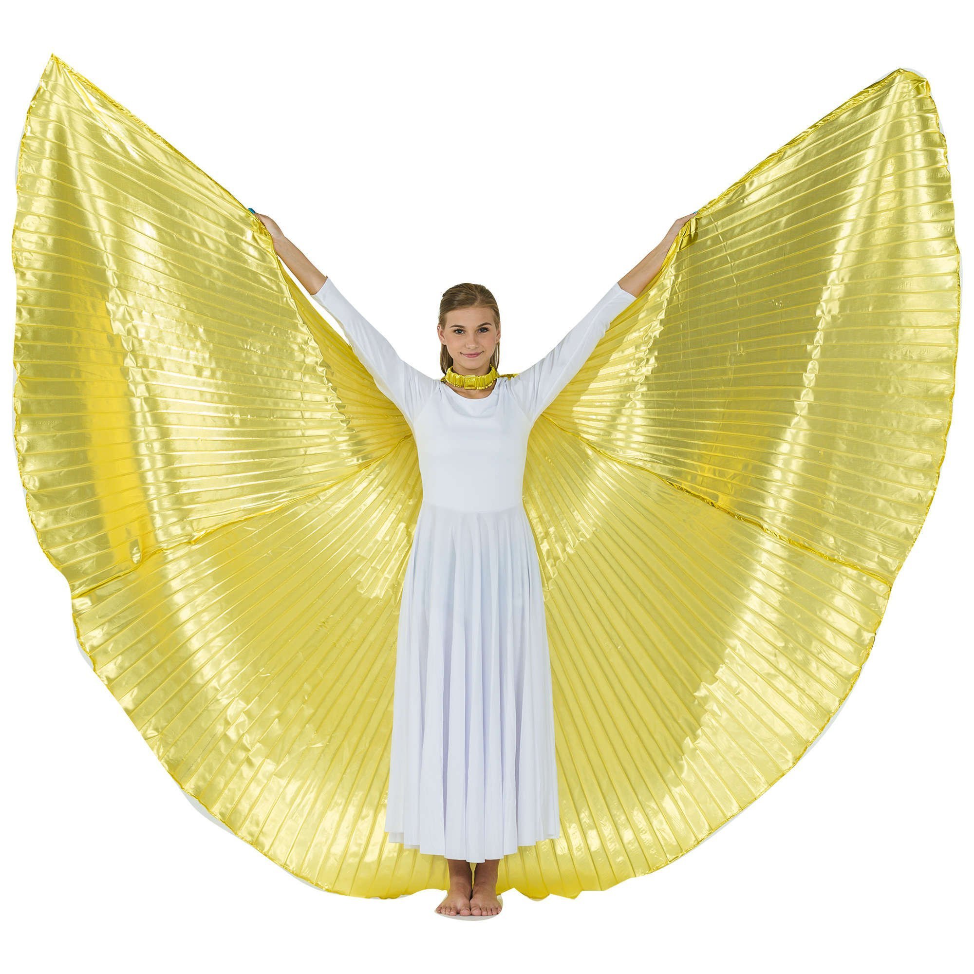 Solid Gold Worship Angel Wing