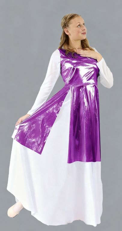 Sleeveless Split Hem Dance Tunic (dress not included)