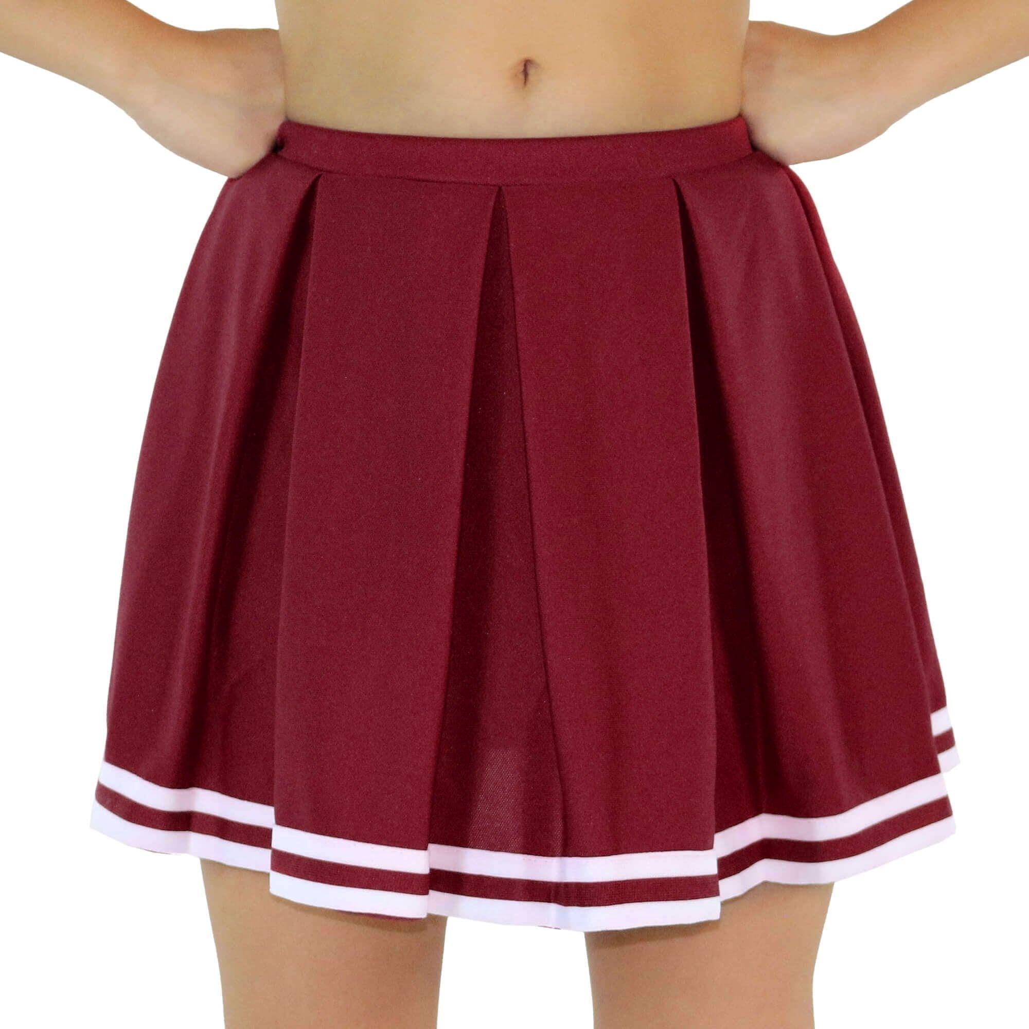 Child Knit Pleat Cheerleading Skirt