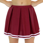 Adult Knit Pleat Cheerleading Skirt