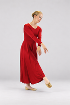 Women's Long-Sleeve Praise Dance Dress