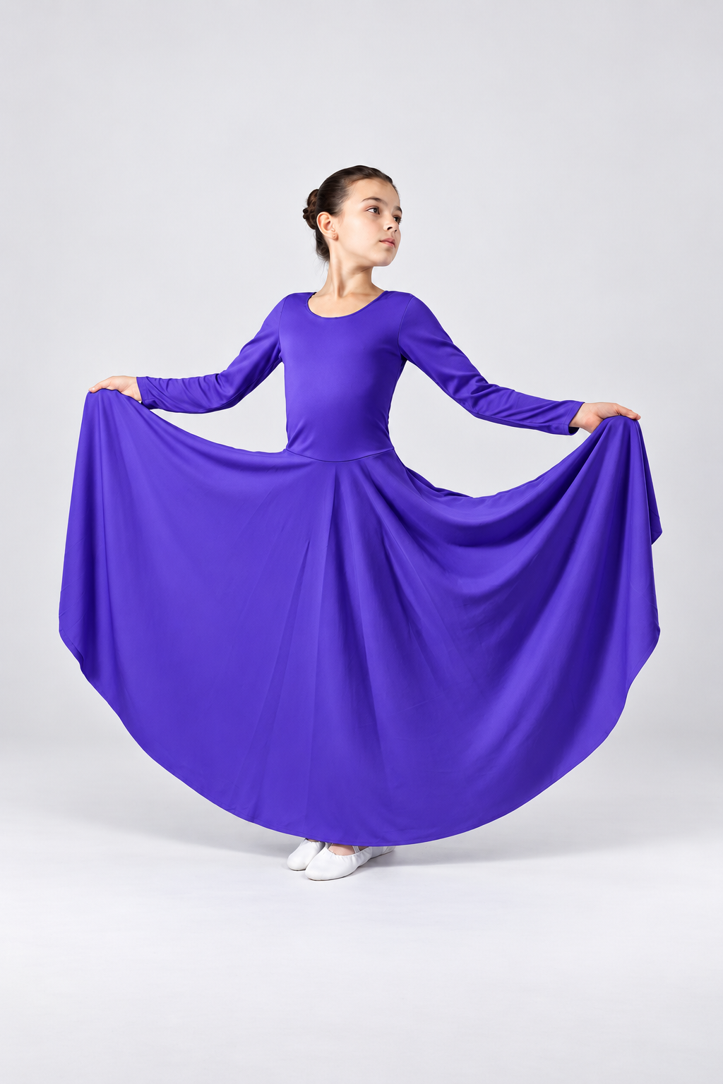 Girls' Long-Sleeve Praise Dance Dress