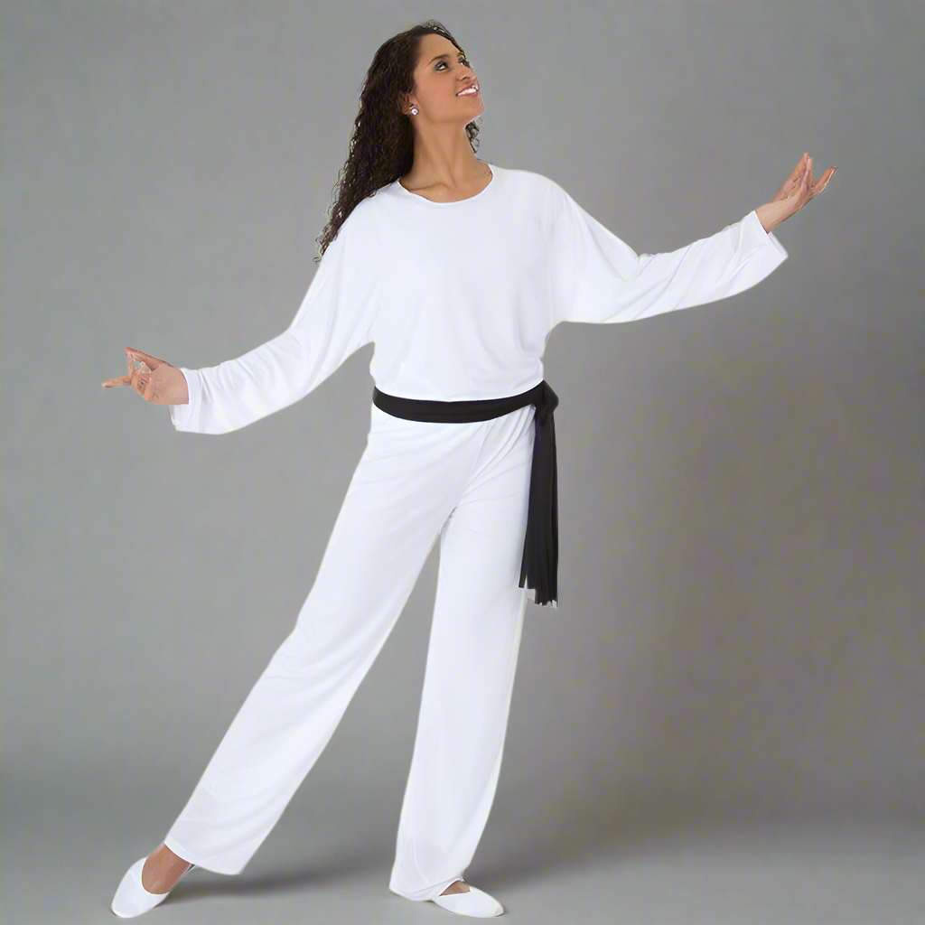 Body Wrappers Worship Dance Unisex Straight Leg Pants