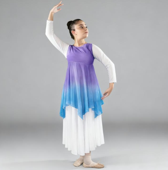 Danzcue Watercolor Dance Tunic