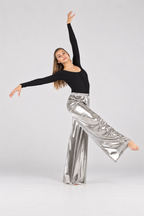 Women's Elastic Waist Wide-Leg Praise Dance Pants