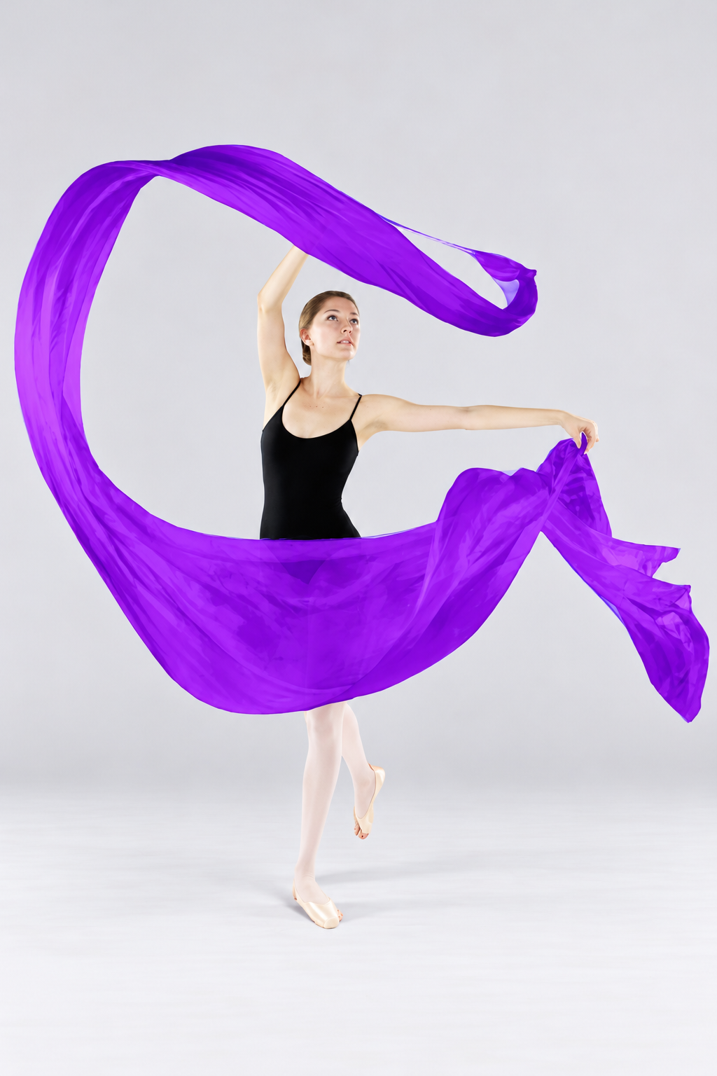 Long Flowing Praise Dance Streamer with Rod