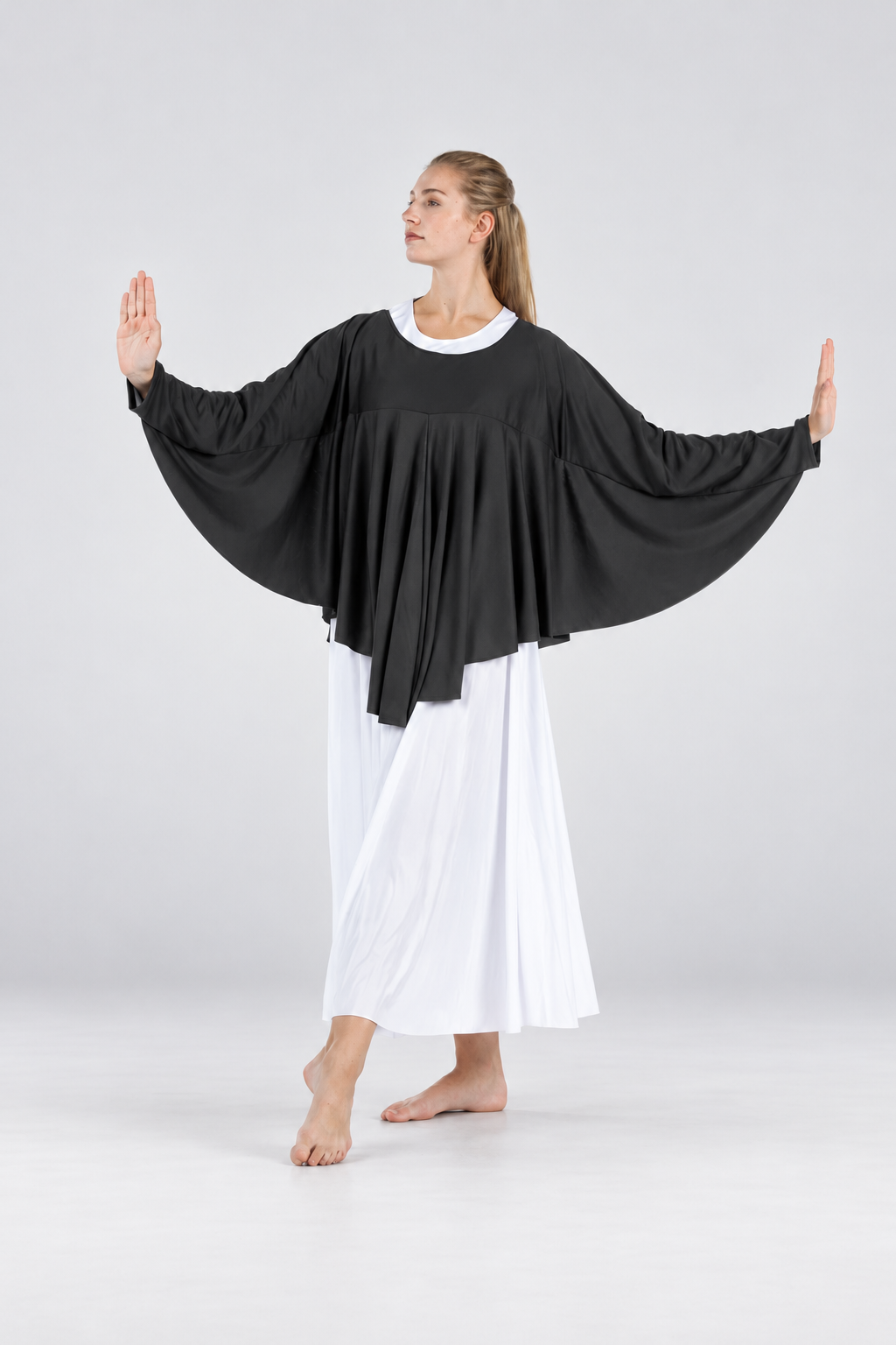 Women's Angel-Sleeve Praise Dance Tunic