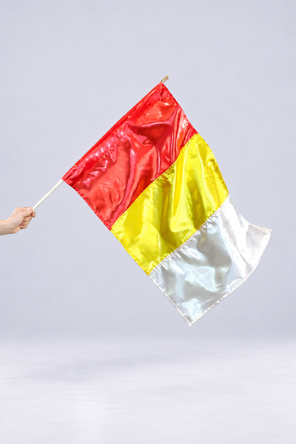 Flowing Metallic Performance Flag