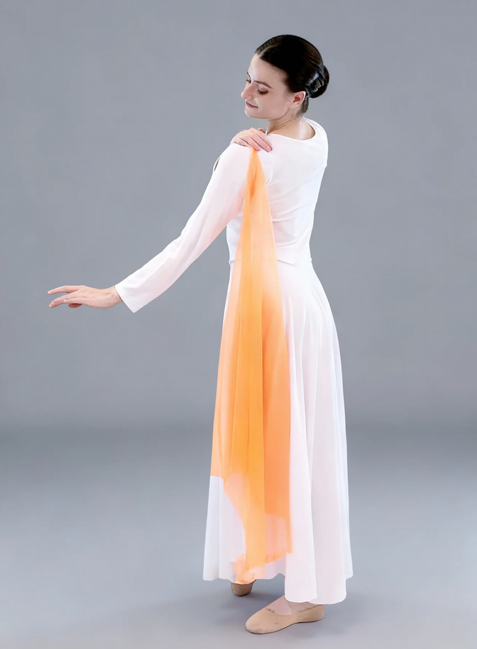 Finger Loop Chiffon Drape