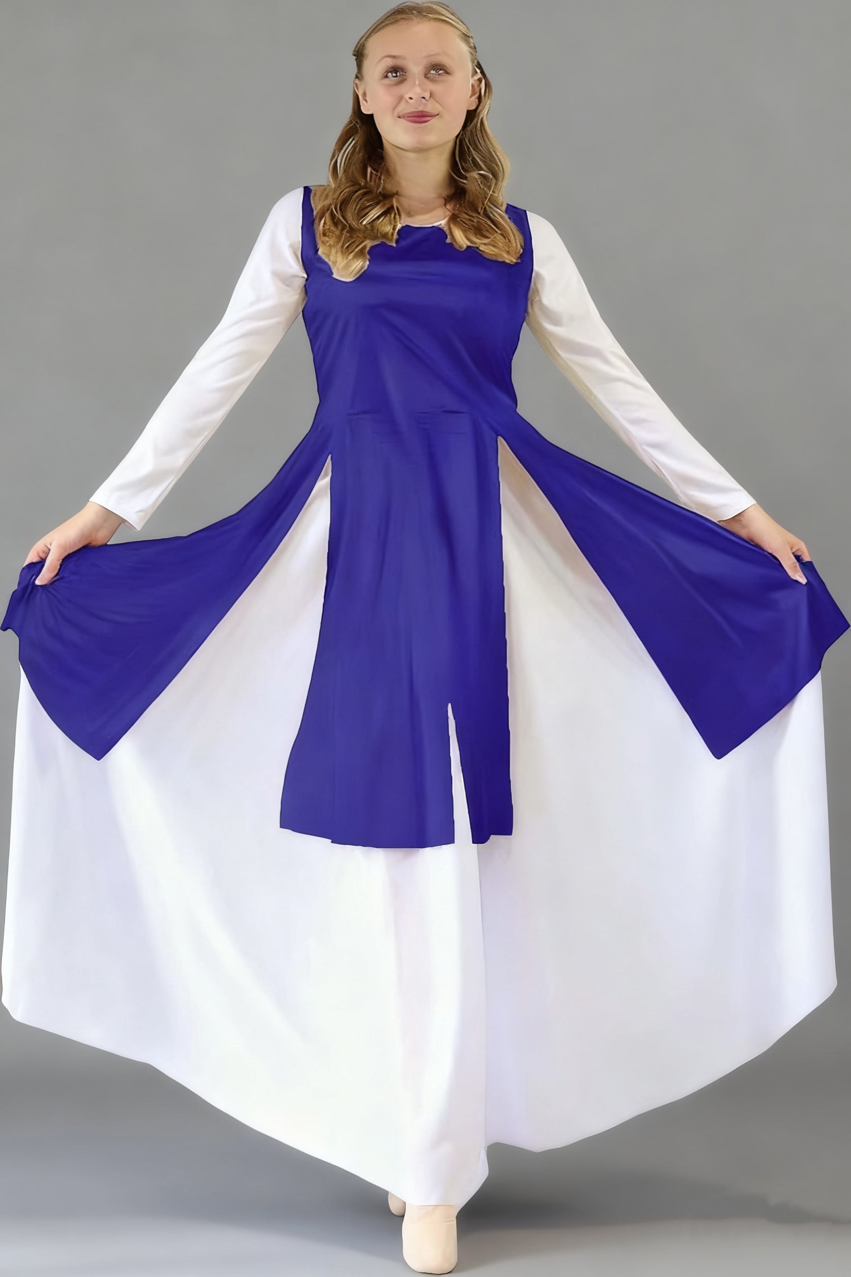 Sleeveless Split Hem Dance Tunic (dress not included)