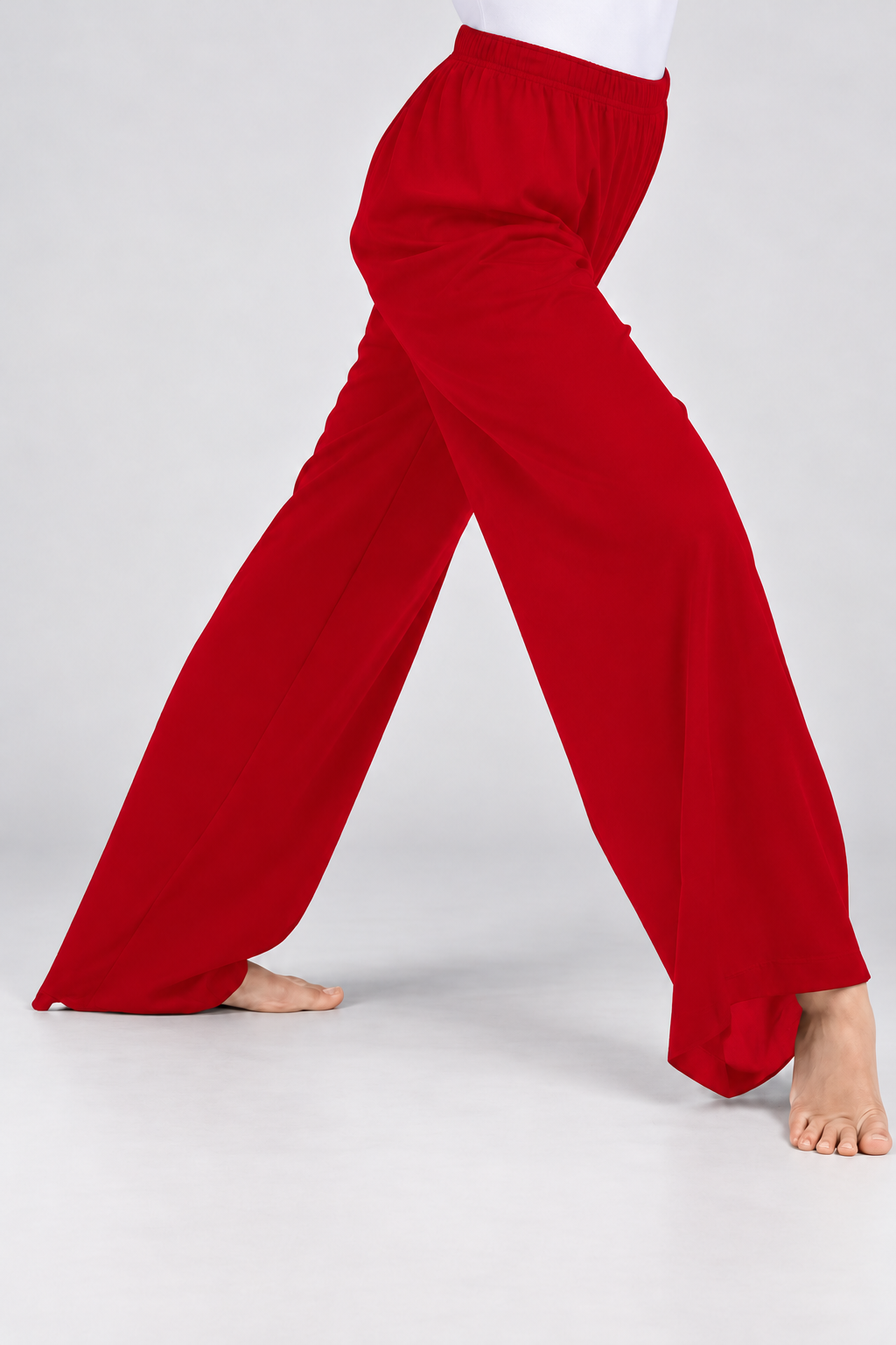 Women's Elastic Waist Wide-Leg Praise Dance Pants