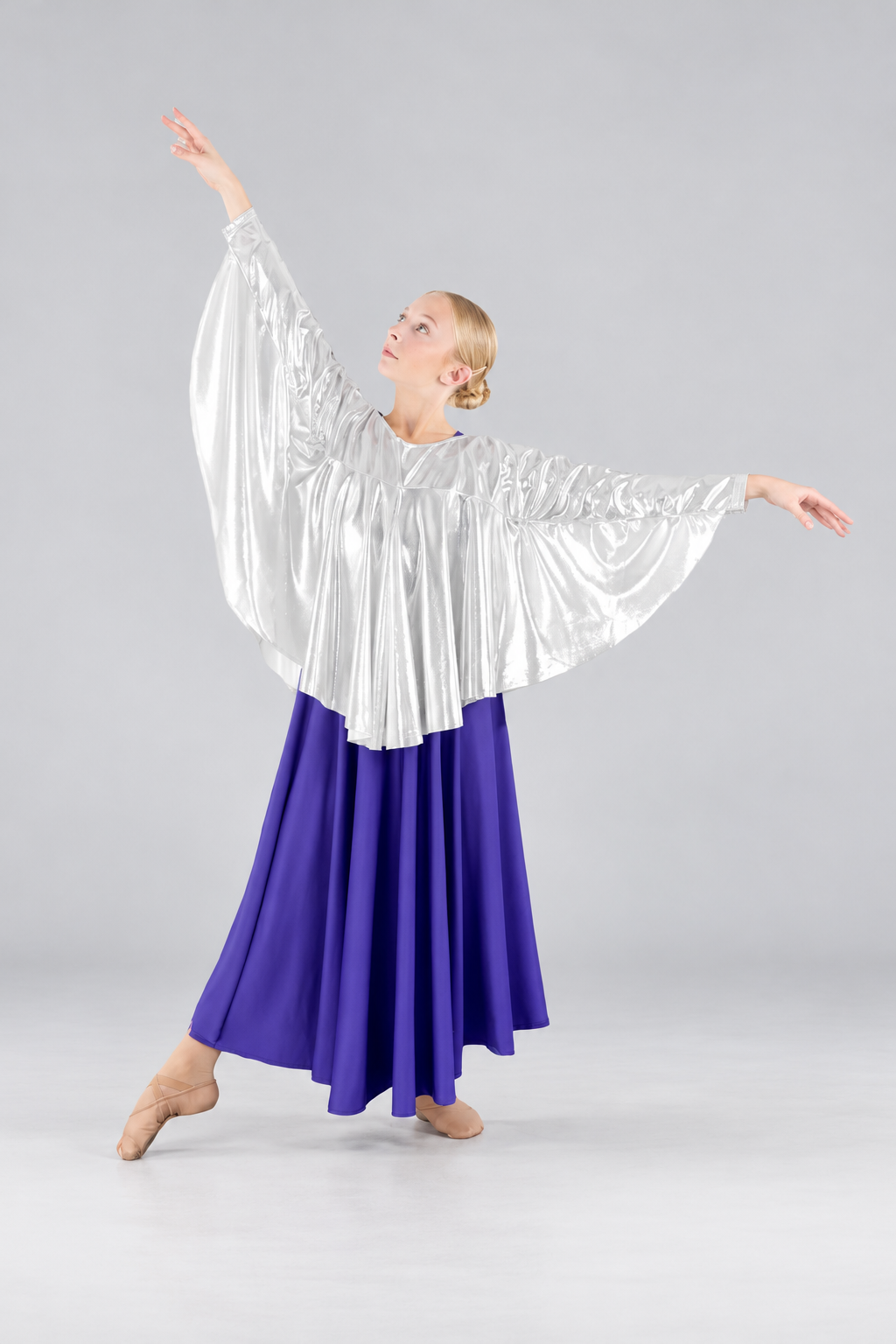 Women's Angel-Sleeve Praise Dance Tunic