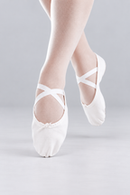 Women's Split-Sole Canvas Ballet Shoes