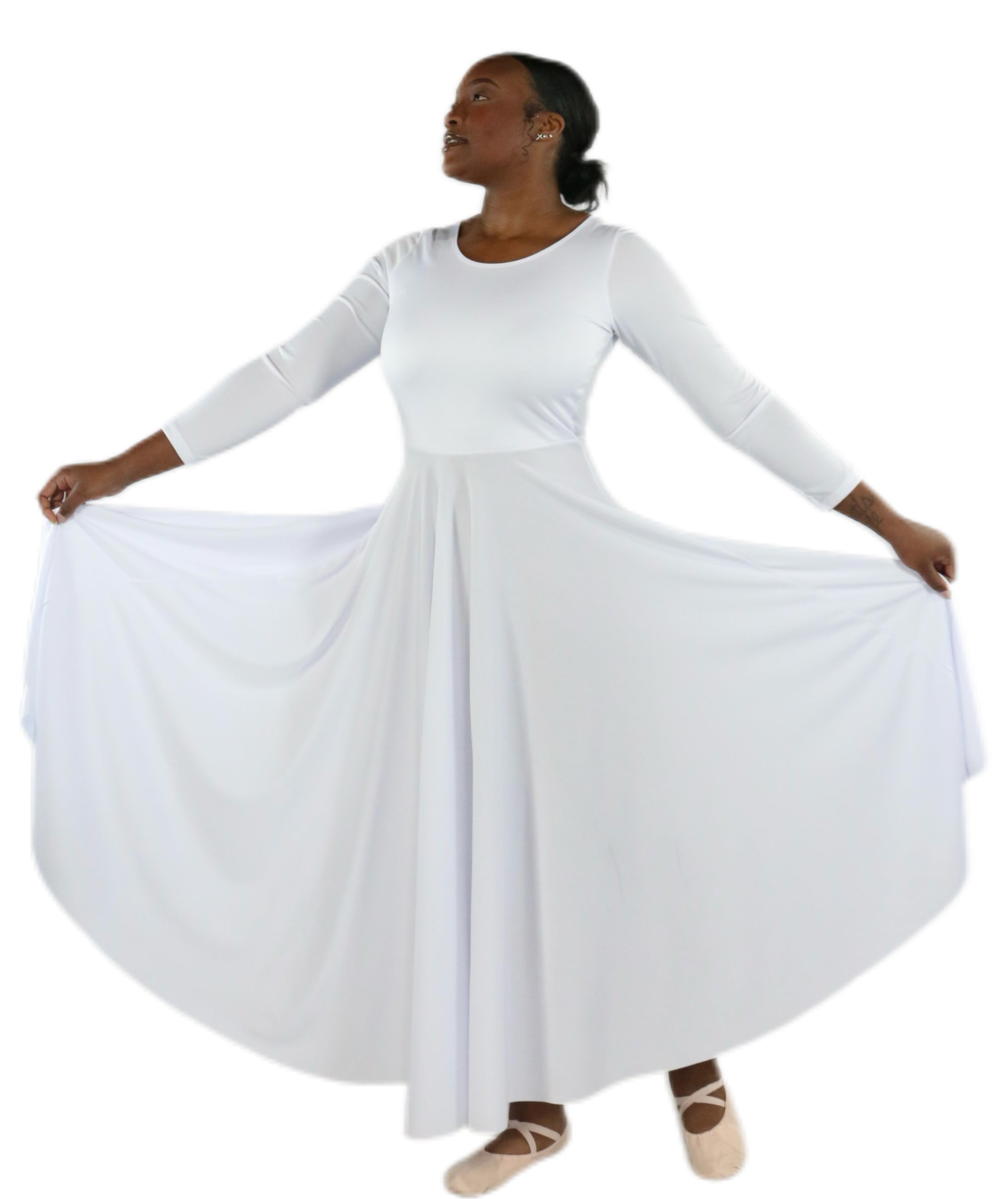 Danzcue Praise Full Length Long Sleeve Dance Dress