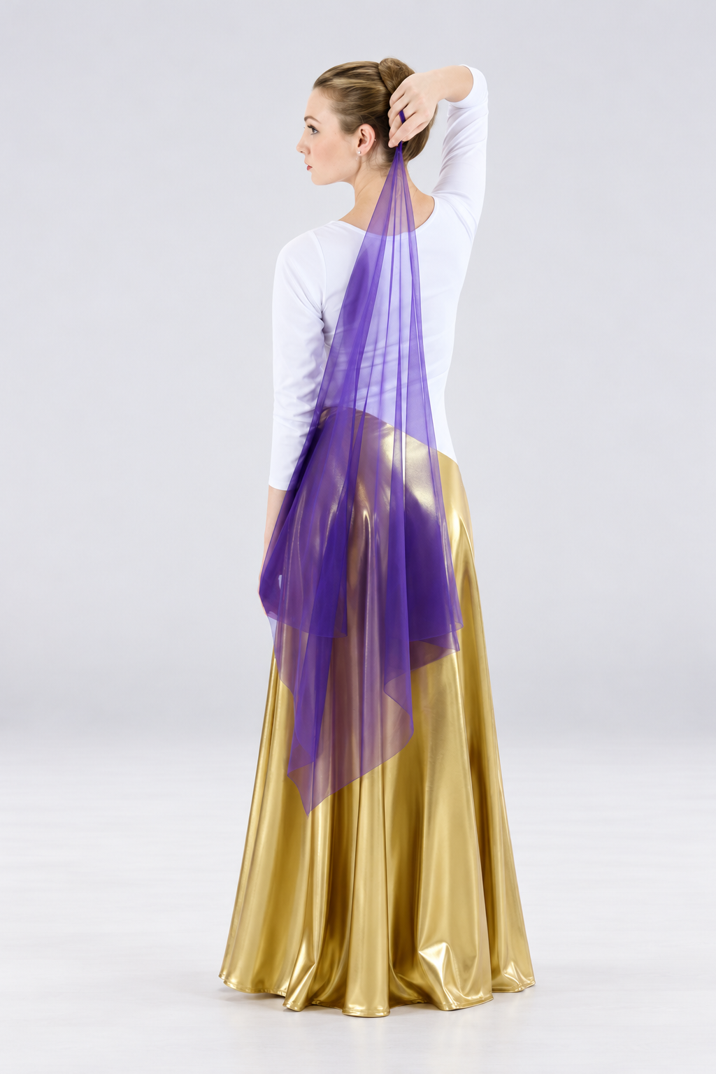 Chiffon Praise Dance Drape with Finger Loops