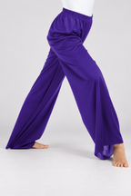 Women's Elastic Waist Wide-Leg Praise Dance Pants