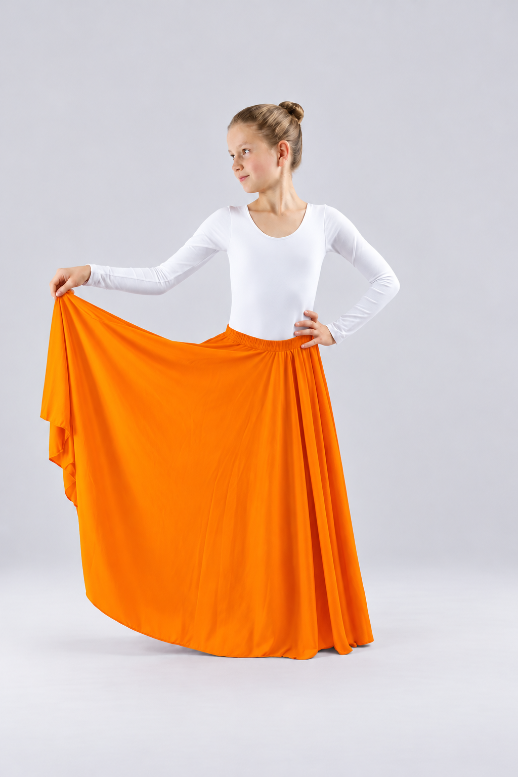 Girls' Full-Length Praise Dance Skirt