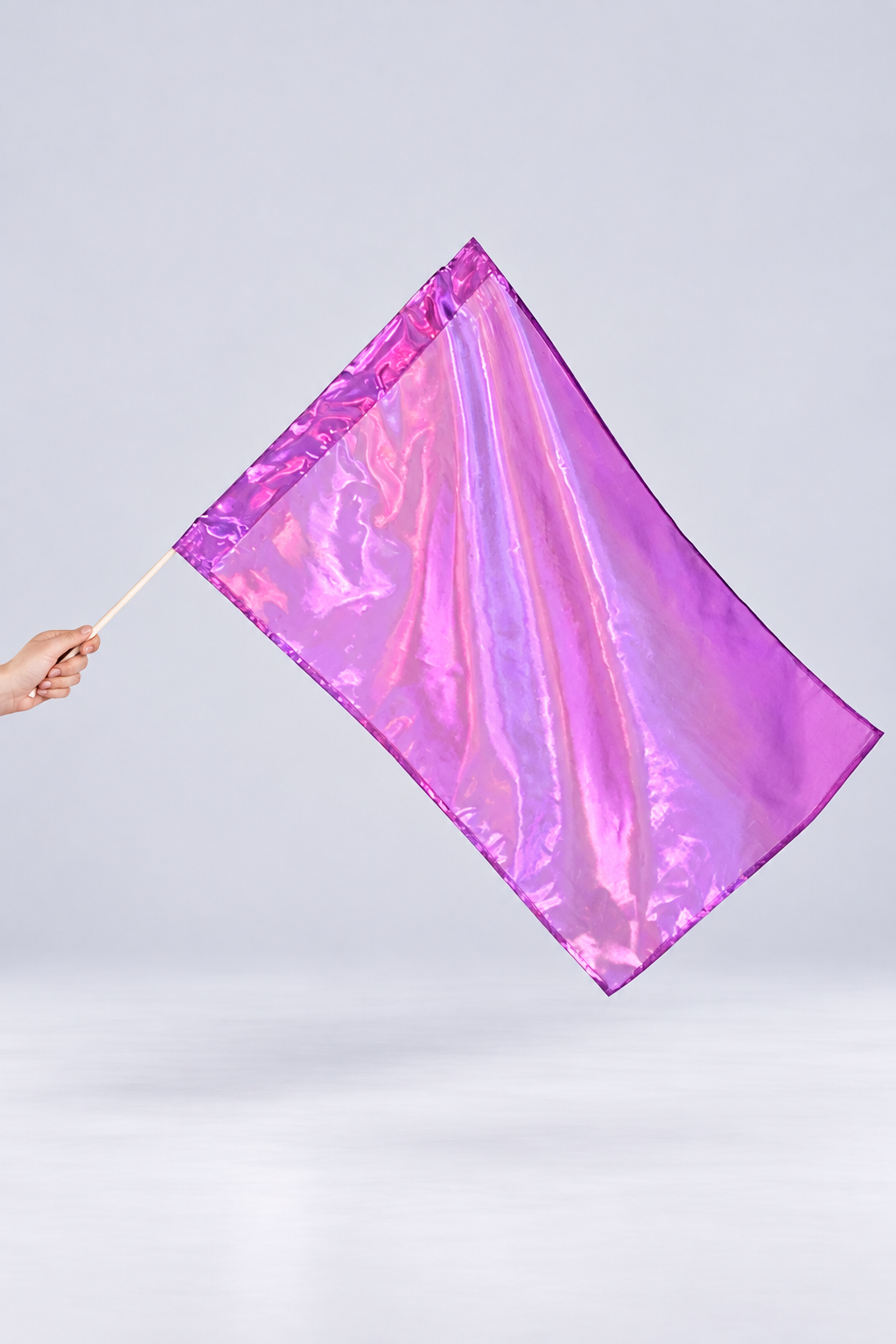 Flowing Metallic Performance Flag