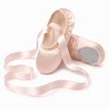 Girls Satin Ribbon Ballet Shoes