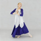 Danzcue Girls Worship Top Metallic Patchwork Sleeveless Dance Tunic