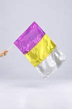 Flowing Metallic Performance Flag