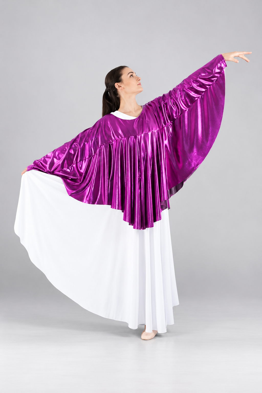 Women's Angel-Sleeve Praise Dance Tunic