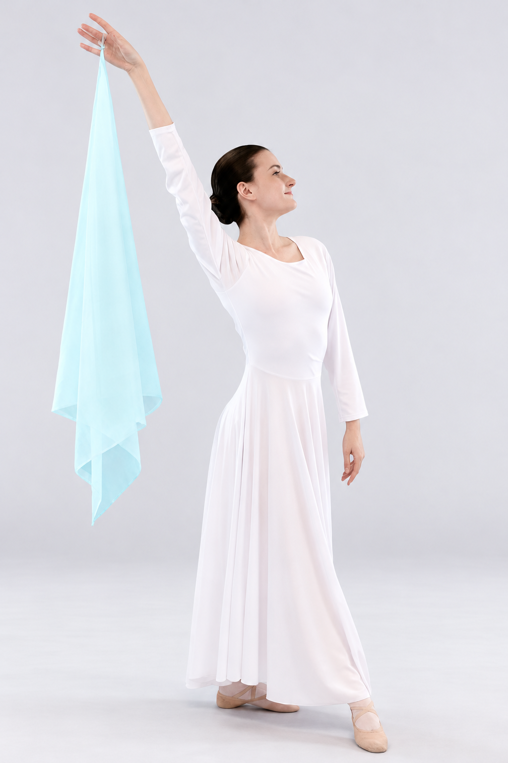 Chiffon Praise Dance Drape with Finger Loops