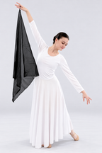 Chiffon Praise Dance Drape with Finger Loops