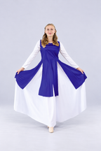 Women's Sleeveless Split Hem Praise Dance Tunic