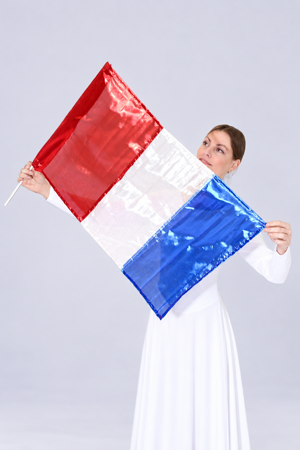 Flowing Metallic Performance Flag