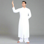 Mens Robe with Stand-up Collar