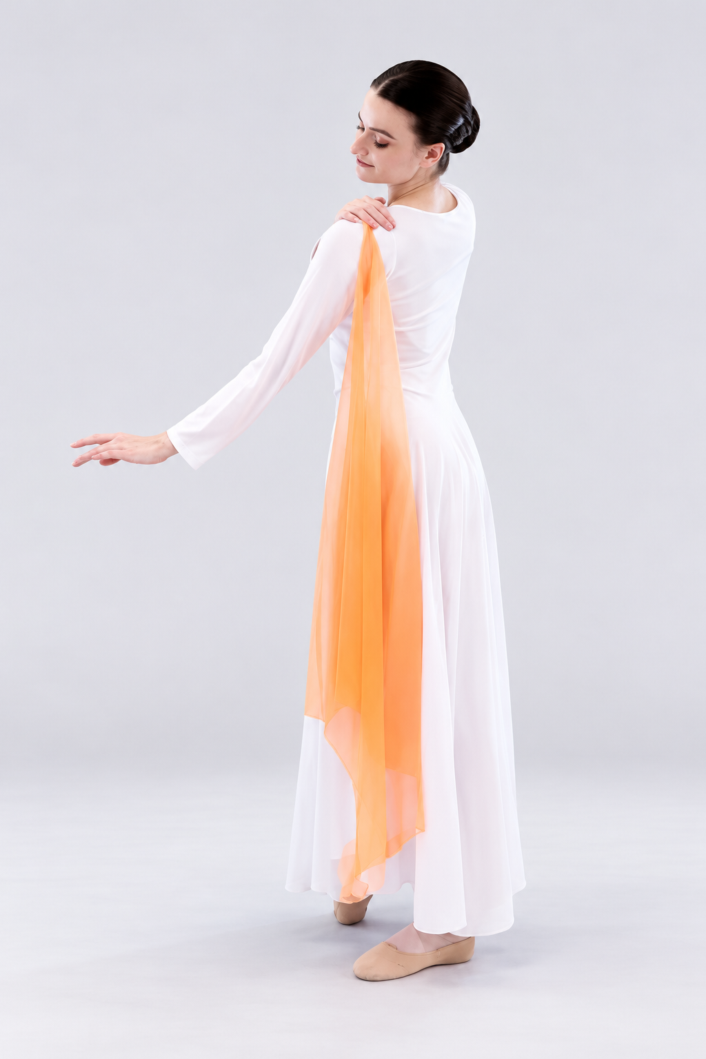 Chiffon Praise Dance Drape with Finger Loops