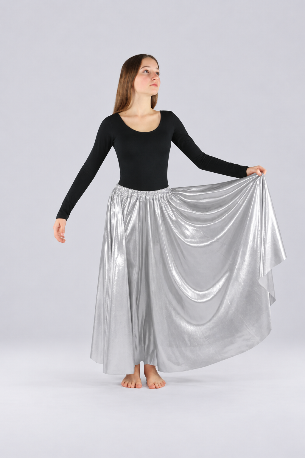 Girls' Full-Length Praise Dance Skirt