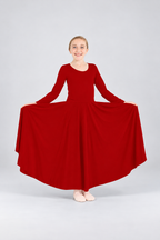 Girls' Long-Sleeve Praise Dance Dress