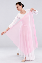 Chiffon Praise Dance Drape with Finger Loops