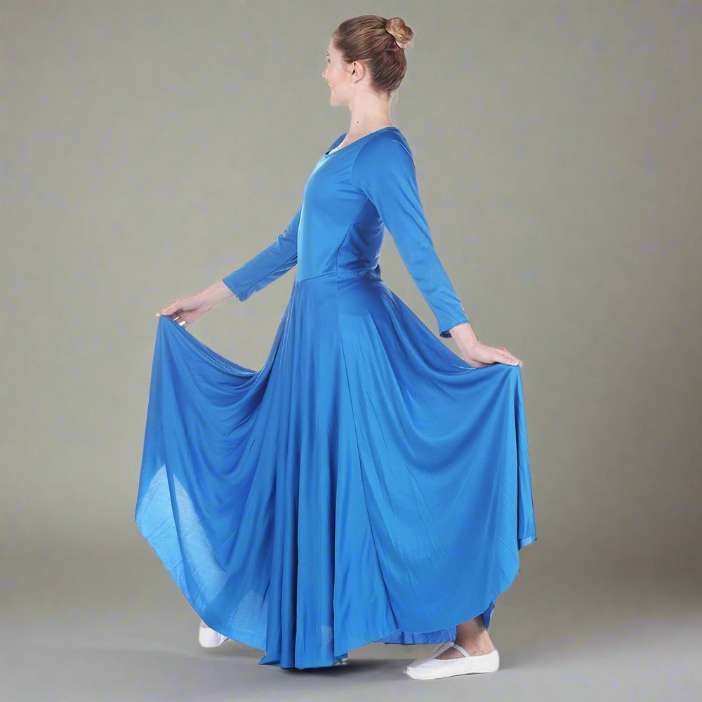 Solid Long Dance Dress