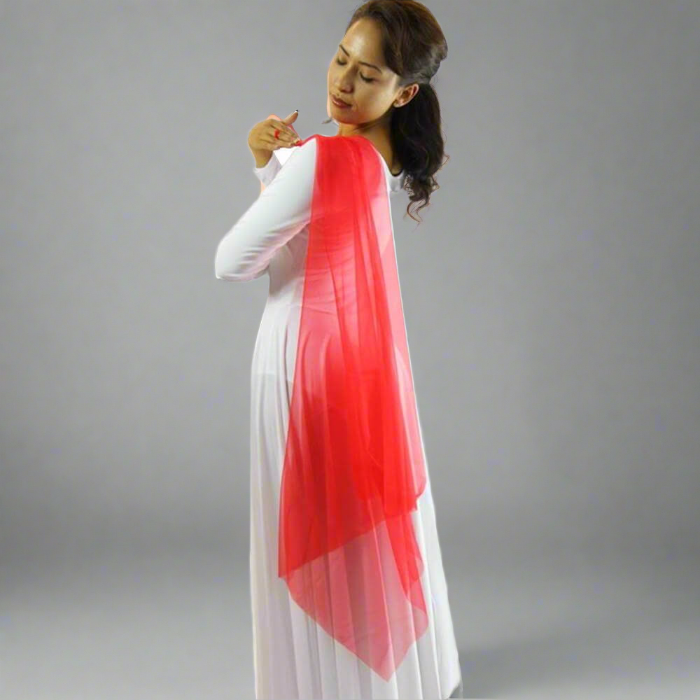 Finger Loop Chiffon Drape
