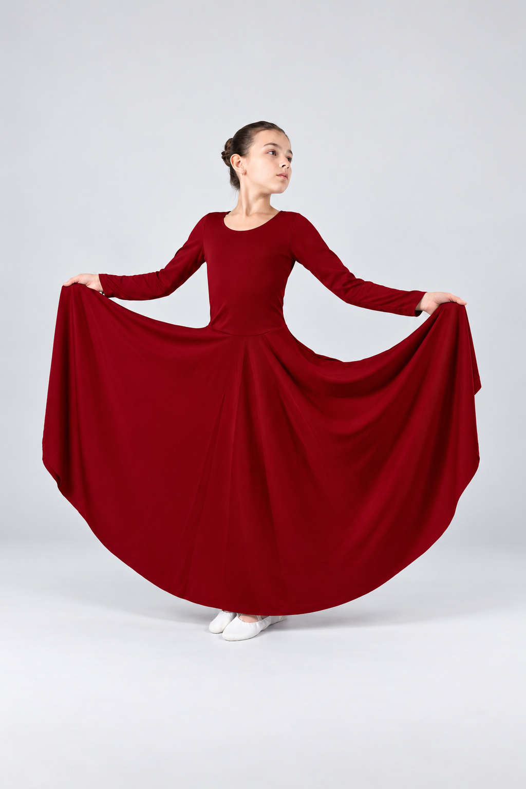 Girls' Long-Sleeve Praise Dance Dress