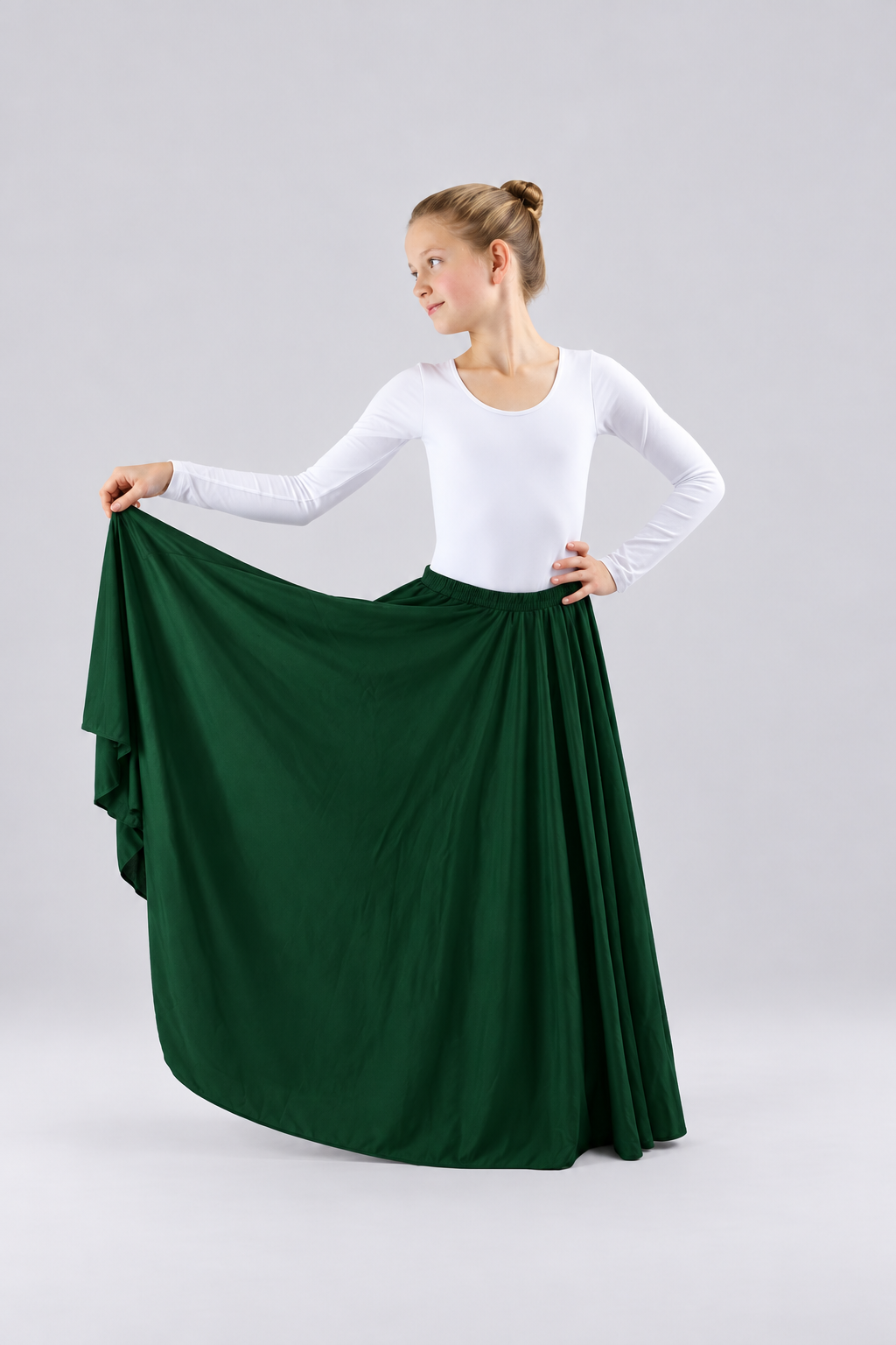 Girls' Full-Length Praise Dance Skirt