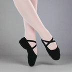 Baiwu Women's Canvas Split Sole Dance Slipper