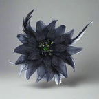 Belly Dancing Flower Hair Clip - Black