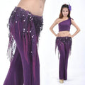 Belly Dance Hip Scarf With Fringe