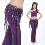 Belly Dance Hip Scarf With Fringe