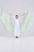 Iridescent White Worship Angel Wing